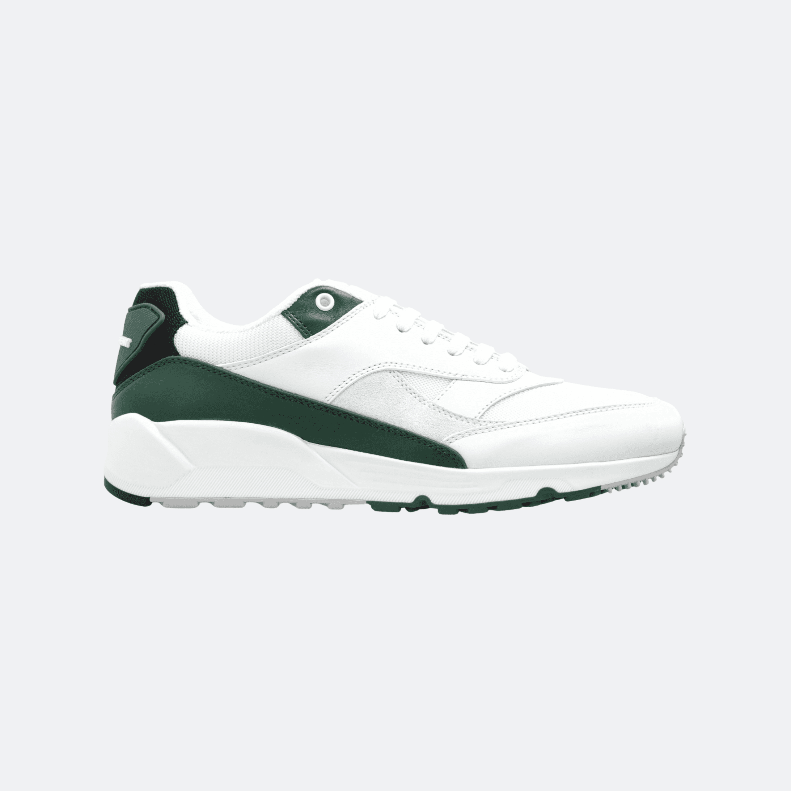 Saint Laurent Bump Sneakers for Men - White/Green