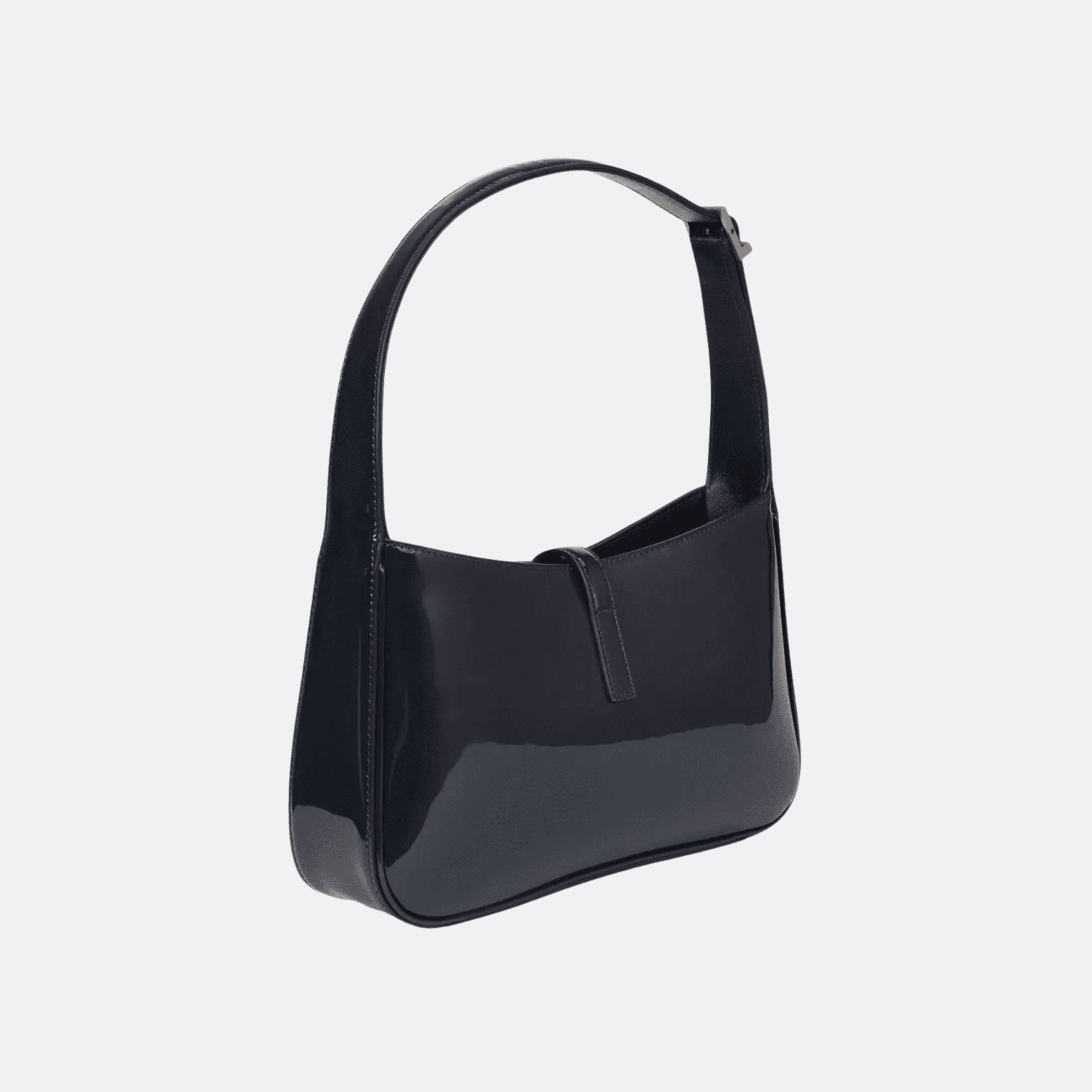 Saint Laurent Le 5 À 7 Patent Leather Shoulder Bag - Blue alternate