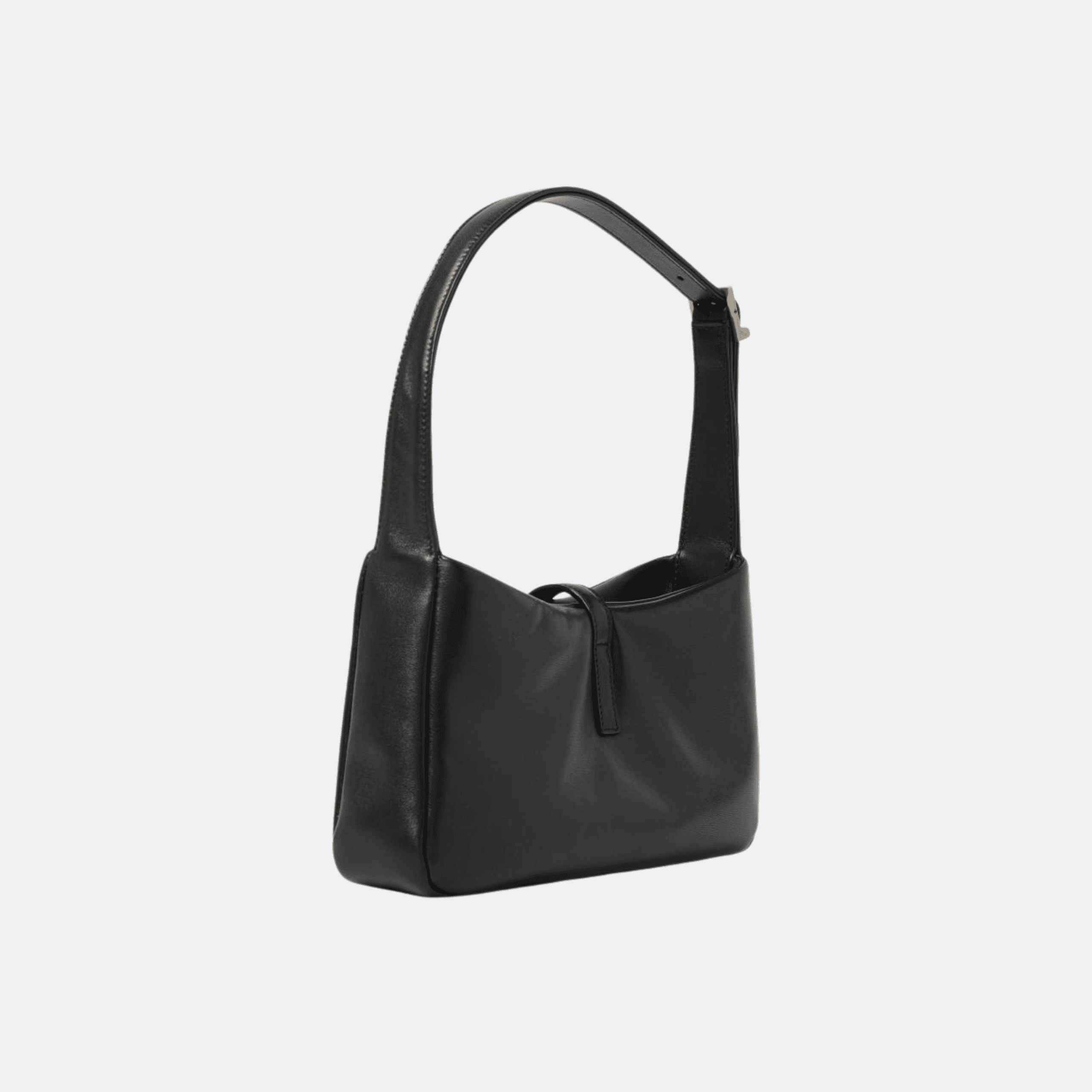 Saint Laurent Le 5 À 7 Puffer Leather Shoulder Bag - Black alternate