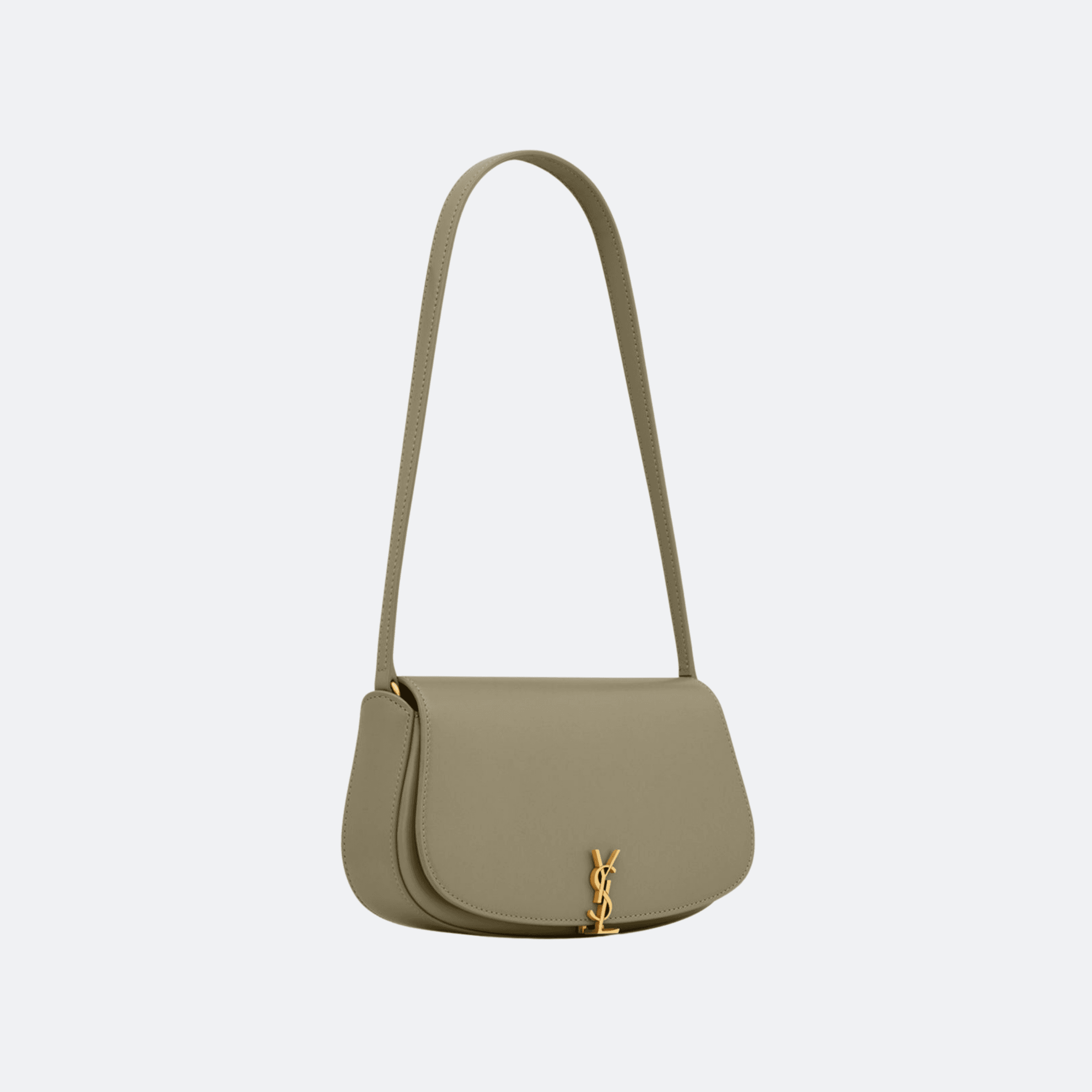 Saint Laurent Mini Voltaire Leather - Taupe alternate