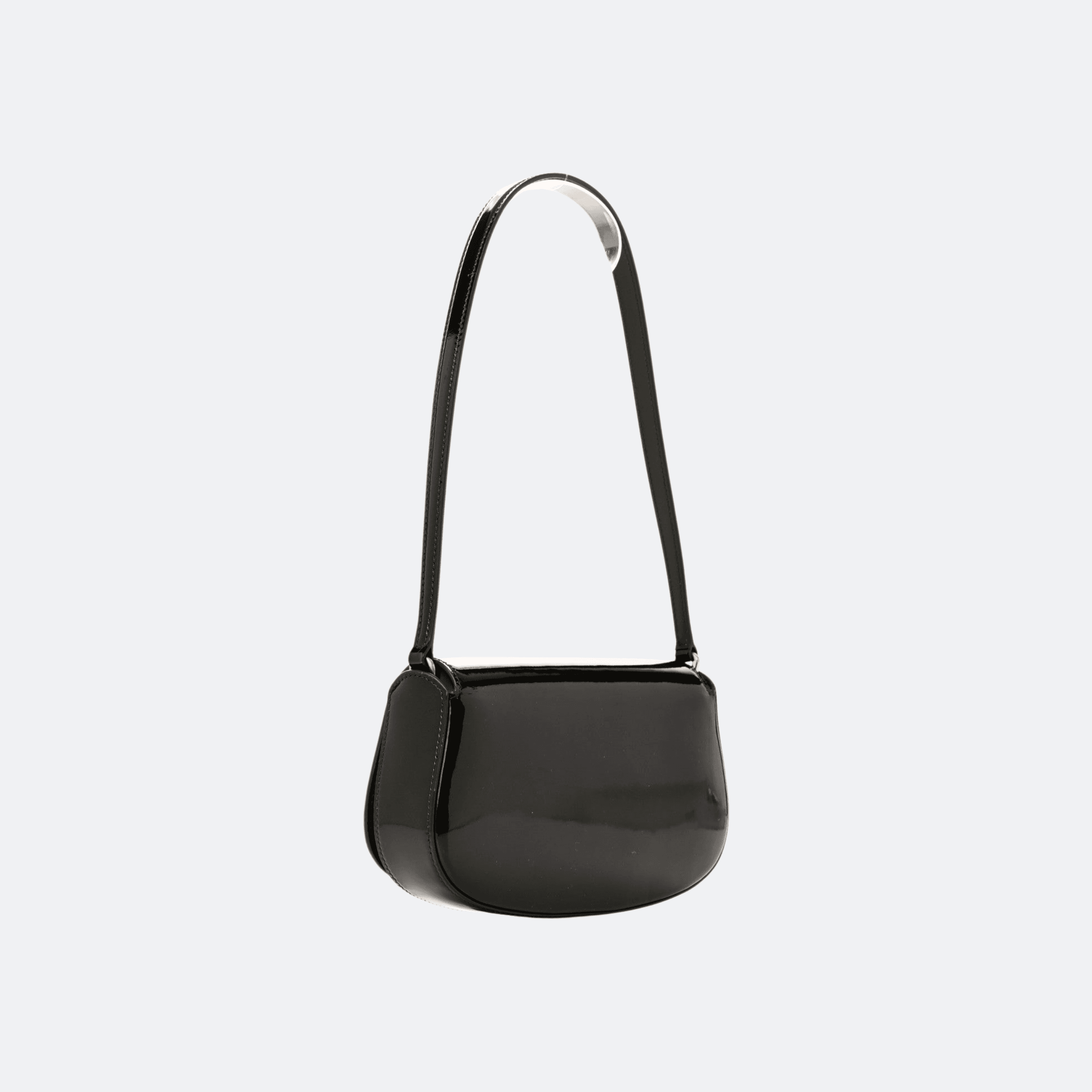 Saint Laurent Mini Voltaire Patent Leather Shoulder Bag - Black alternate