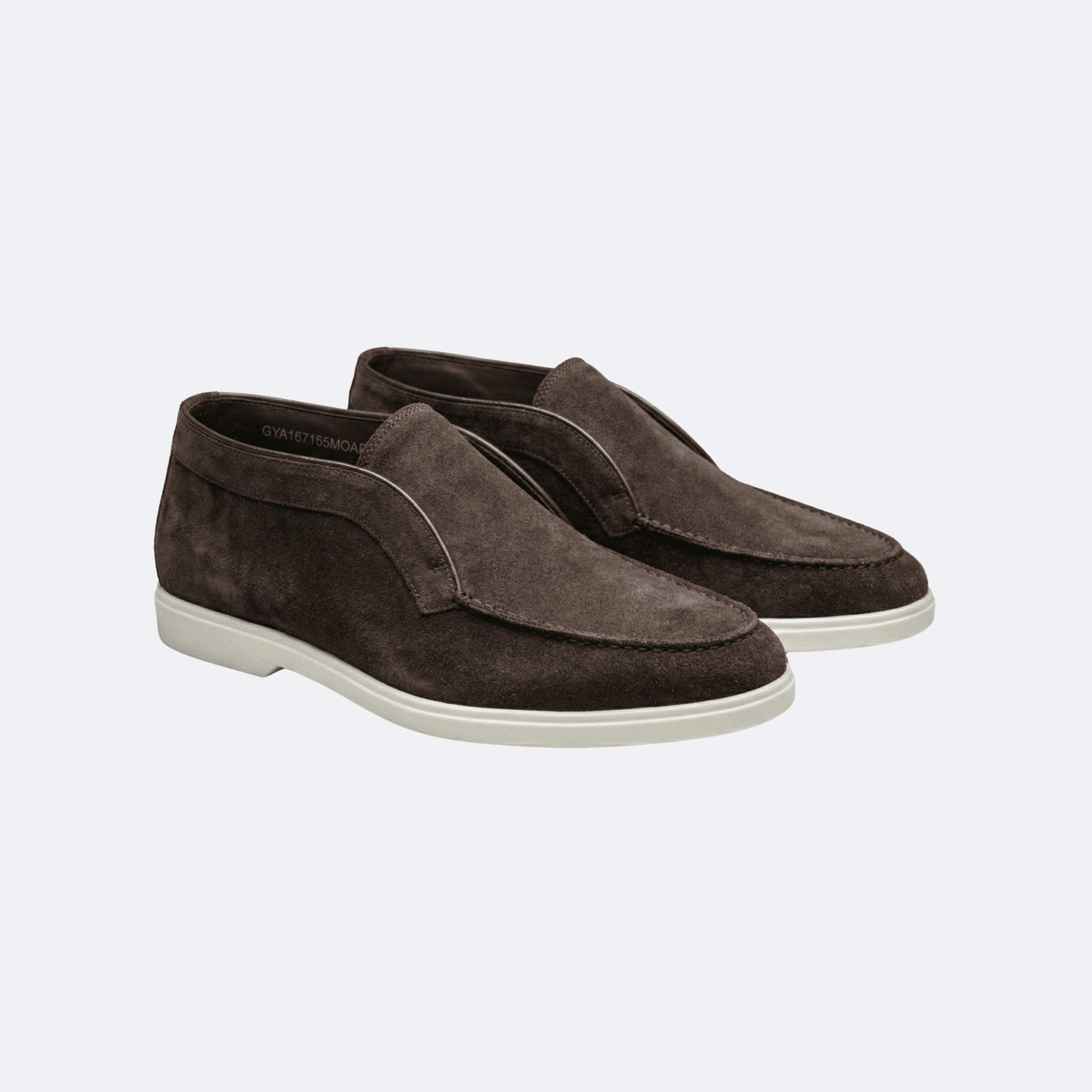 Santoni Brown Men Ankle Boots with Fur Inside alternate