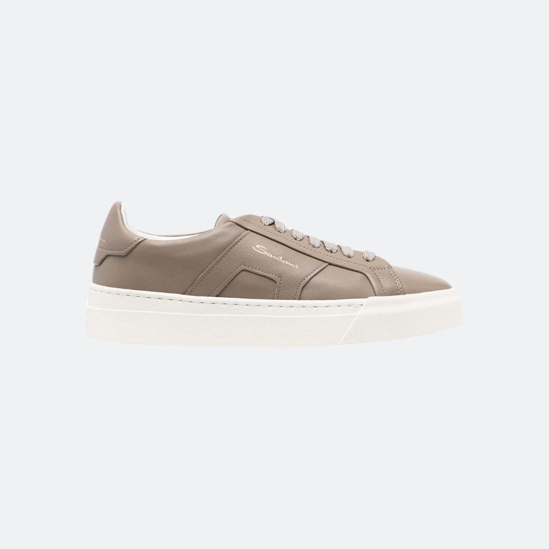 Santoni DBS Nude Color Women Sneakers