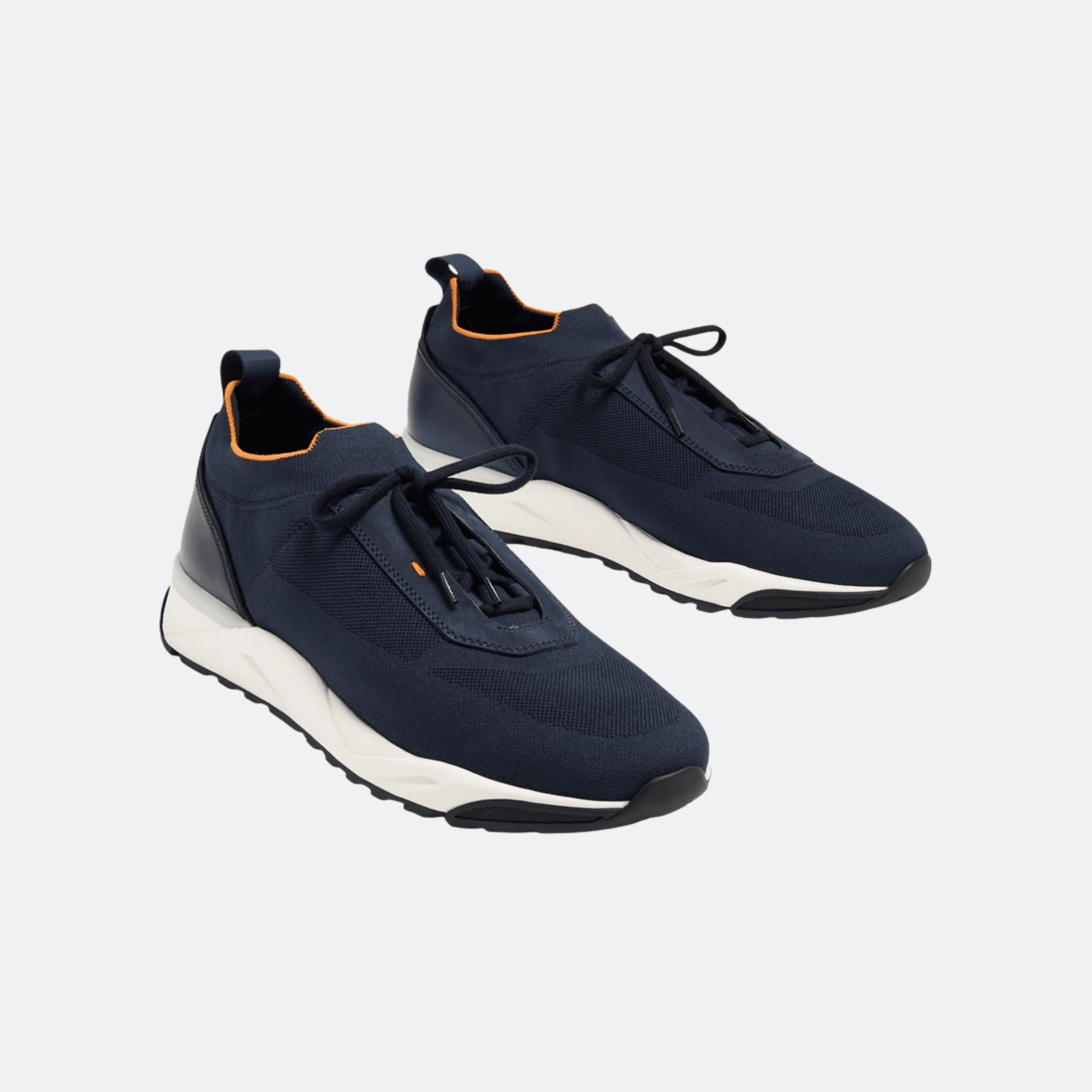 Santoni Knit Runner Sneakers for Men - Navy Blue alternate